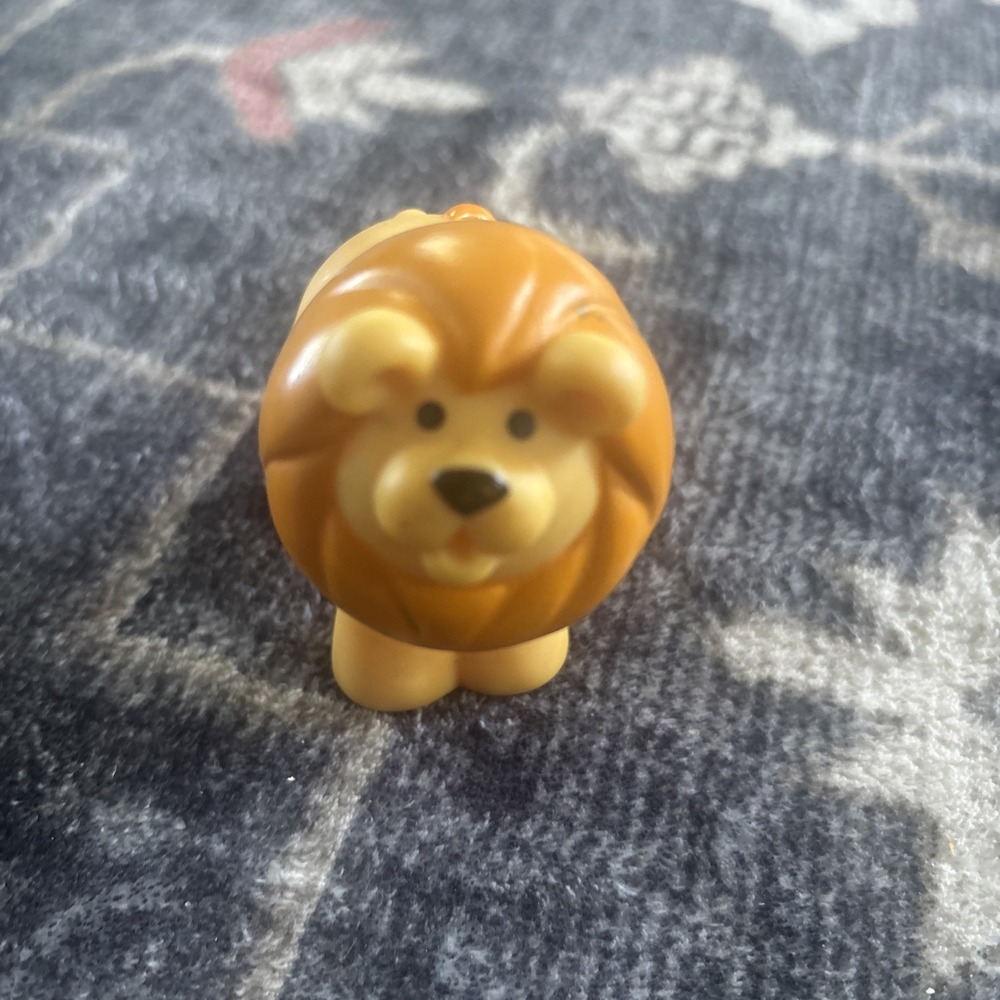 Fish Price Little People MALE LION for Noah's Ark Zoo Jungle Head Turns